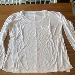 Long sleeve white shirt
